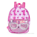 Transparent Pink Allover School Mode Bag Rucksack